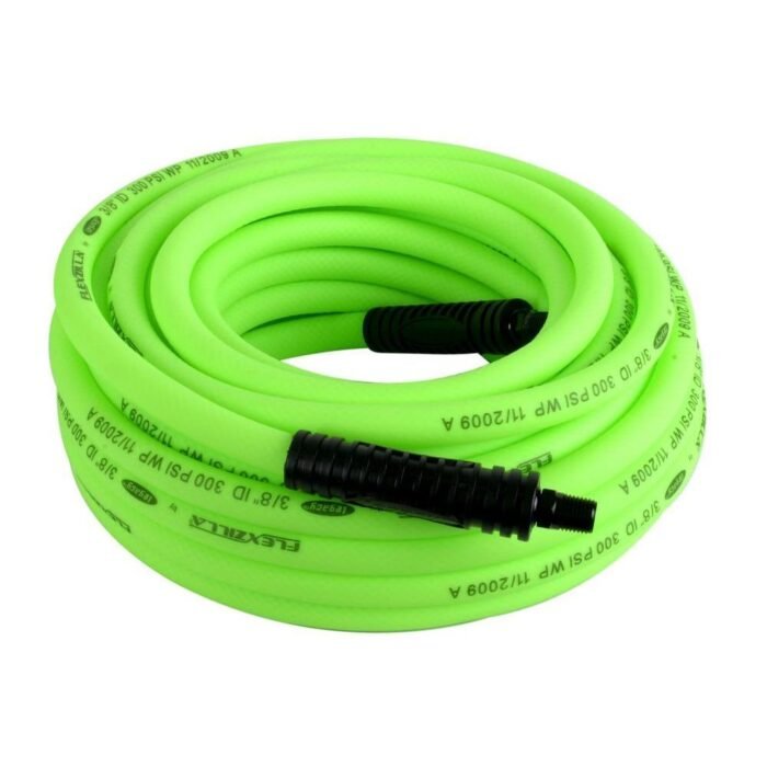 Legacy HFZ3825YW2 Flexzilla 3/8 x 25' ZillaGreen Air Hose - 1/4 MNPT