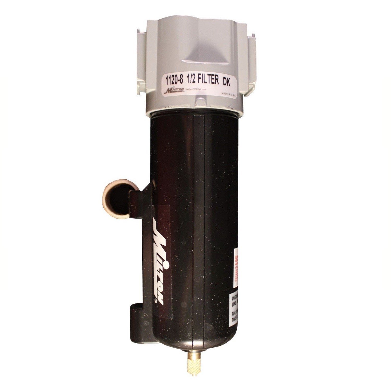 Milton 1120-8 1/2 NPT Micro Filter Metal Bowl 9 Oz Cap